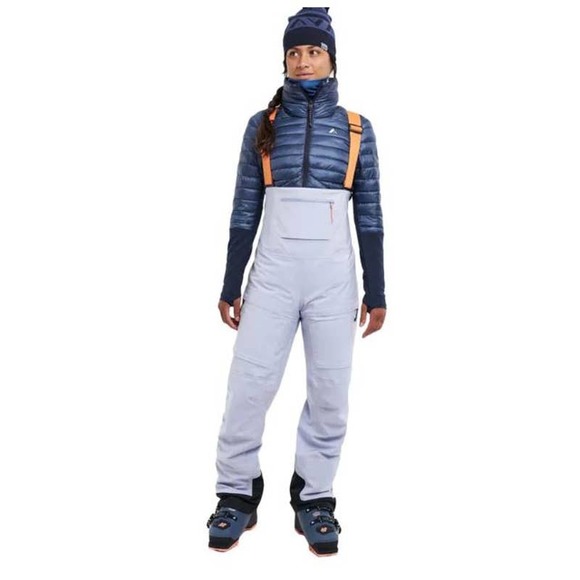 Orage Pants - Orage MTN-X Cliff 3L Shell Bib Orange and Lavender - Size Extra Large